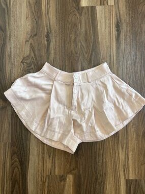Akira Pink Silky Elegant Chic Shorts